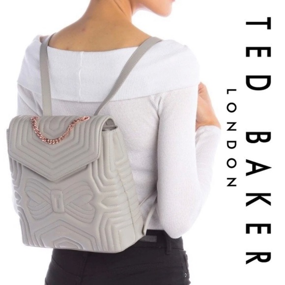 Ted Baker London Handbags - Ted Baker Quilted Bow Backpack